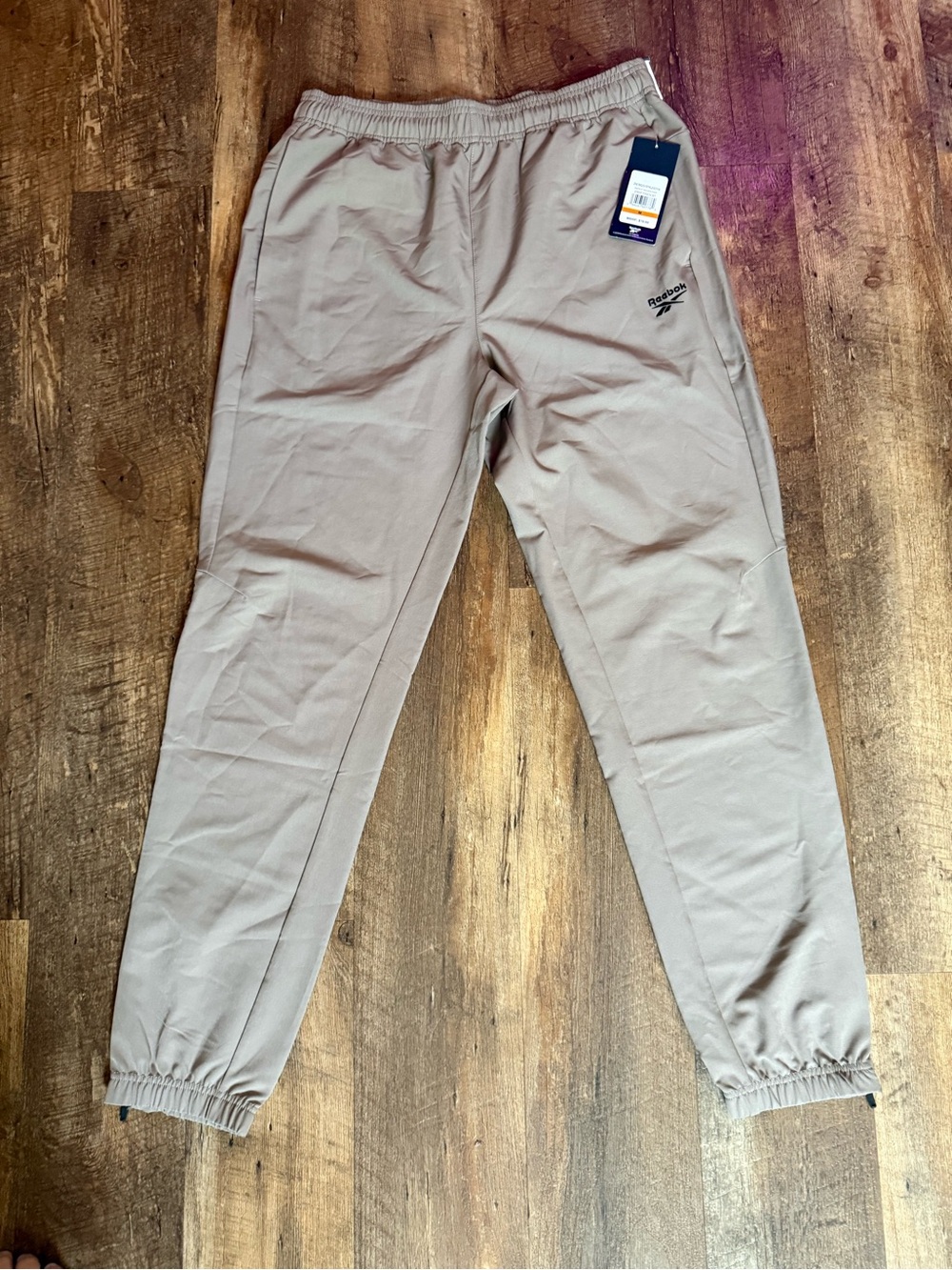 Reebok Taupe Women's Elastic Cuff Joggers